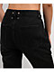 Insomnia Visuals Thorns Black Wash Mid Rise Flare Jeans - Thumbnail image 5 of 6