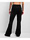 Insomnia Visuals Thorns Black Wash Mid Rise Flare Jeans - Thumbnail image 2 of 6