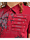 Insomnia Visuals Thorns Red Polo Shirt - Thumbnail image 4 of 4