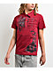 Insomnia Visuals Thorns Red Polo Shirt - Thumbnail image 1 of 4