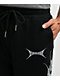 Insomnia Visuals Thorns Rhinestone Black Sweatpants - Thumbnail image 5 of 9