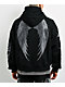 Insomnia Visuals Thorns Rhinestone Black Zip Hoodie - Thumbnail image 2 of 7