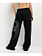 Insomnia Visuals Winged Cross Black Sweatpants - Thumbnail image 2 of 11