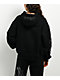 Insomnia Visuals Winged Cross Rhinestone Black Zip Hoodie - Thumbnail image 2 of 8
