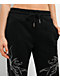 Insomnia Visuals Wings Rhinestone Black Sweatpants - Thumbnail image 3 of 8