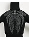 Insomnia Visuals Wings Rhinestone Black Zip Hoodie - Thumbnail image 5 of 8