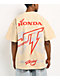 JT Racing x Honda Double Skull Natural T-Shirt - Thumbnail image 2 of 3