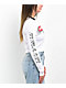 JT Racing x Honda Nitro Speed White Long Sleeve Crop T-Shirt  - Thumbnail image 4 of 5