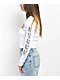 JT Racing x Honda Nitro Speed White Long Sleeve Crop T-Shirt  - Thumbnail image 5 of 5