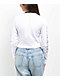 JT Racing x Honda Nitro Speed White Long Sleeve Crop T-Shirt  - Thumbnail image 2 of 5