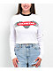 JT Racing x Honda Nitro Speed White Long Sleeve Crop T-Shirt  - Thumbnail image 1 of 5