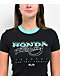 JT Racing x Honda Ringer Black Crop T-Shirt - Thumbnail image 3 of 3