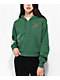 JV By Jac Vanek Lil Bit Evil Green Crop Zip Hoodie - Thumbnail image 1 of 3