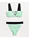 JV by Jac Vanek Antisocial Mint High Leg Cheeky Bikini Bottom