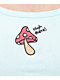 JV by Jac Vanek High There Blue Crop Tank Top