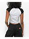 JV by Jac Vanek Hottie Black & Grey Crop T-Shirt - Thumbnail image 2 of 3