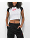 JV by Jac Vanek Hottie Black & Grey Crop T-Shirt - Thumbnail image 1 of 3