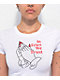 JV by Jac Vanek In Fries We Trust White Crop T-Shirt - Thumbnail image 2 of 2