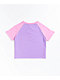 JV by Jac Vanek Okayest Adult Pink & Purple Raglan Crop T-Shirt
