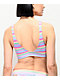 JV by Jac Vanek Rainbow Stripe Bralette Bikini Top