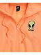JV by Jac Vanek Stay Away Coral Zip Crop Hoodie - Thumbnail image 3 of 6