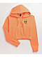 JV by Jac Vanek Stay Away Coral Zip Crop Hoodie - Thumbnail image 1 of 6