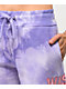 JV by Jac Vanek Wasted Purple Tie Dye Sweatpants