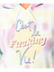 JV por Jac Vanek Cest La Vie Sudadera con capucha tie dye pastel