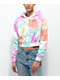 JV por Jac Vanek High There Mushroom Tie Dye Sudadera corta con capucha