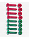Jacuzzi New Wave Salmon & Mint 1" Skateboard Hardware - Thumbnail image 2 of 2