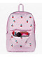 Jansport Superbreak Plus Embroidered Cherry Pink Backpack - Thumbnail image 8 of 8