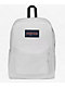Jansport Superbreak Plus White Backpack - Thumbnail image 1 of 6