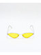 Jenna Silver & Yellow Sunglasses