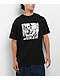 Joker Clown Face Tag Black T-Shirt - Thumbnail image 1 of 3