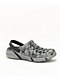 Joybees Trekking Grey & Black Acid Clog Sandals - Thumbnail image 1 of 4