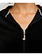 Juicy  Couture Scottie Dog Black Cotton Velour Zip Hoodie - Thumbnail image 4 of 6