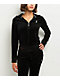 Juicy  Couture Scottie Dog Black Cotton Velour Zip Hoodie - Thumbnail image 1 of 6