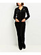 Juicy Couture Back Pocket Black Cotton Velour Track Pants - Thumbnail image 6 of 6