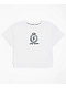 Juicy Couture Bleached White Crop T-Shirt - Thumbnail image 2 of 3
