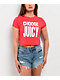 Juicy Couture Choose Red Crop T-Shirt - Thumbnail image 1 of 2