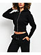 Juicy Couture Corset Licorice Crop Zip Hoodie - Thumbnail image 2 of 6