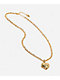 Juicy Couture Crystal Heart Goldtone Locket Necklace - Thumbnail image 2 of 3