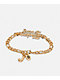Juicy Couture Crystal Script Goldtone Bracelet - Thumbnail image 2 of 2