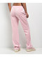 Juicy Couture Embossed Whisper Pink Velour Track Pants - Thumbnail image 2 of 6