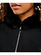 Juicy Couture Faux Fur Black Crop Zip Hoodie - Thumbnail image 3 of 6