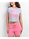 Juicy Couture Juicy Girl Grey Crop T-Shirt - Thumbnail image 1 of 2