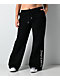 Juicy Couture Licorice Fleece Wide Leg Sweatpants - Thumbnail image 3 of 9