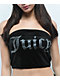 Juicy Couture Luxe Velour Black Tube Top - Thumbnail image 3 of 4