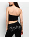 Juicy Couture Luxe Velour Black Tube Top - Thumbnail image 2 of 4
