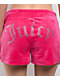Juicy Couture OG Big Bling Free Love Velour Track Shorts - Thumbnail image 3 of 6